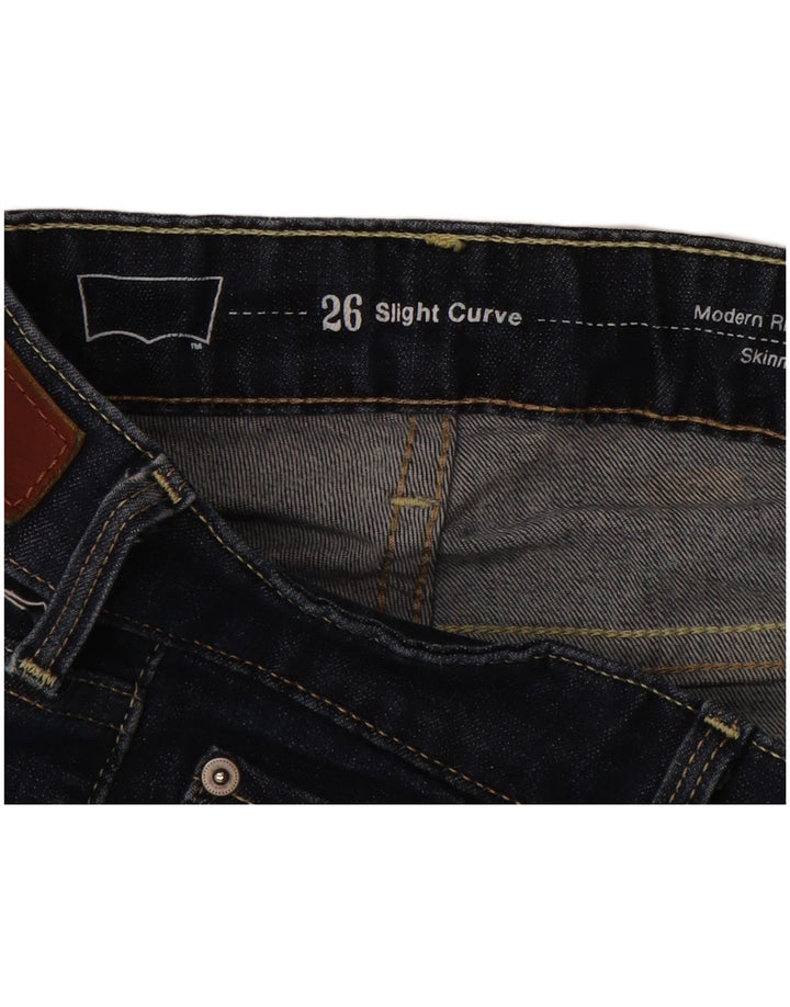 Calça jeans feminina LEVI'S Slight Curve Modern Rise Skinny W26 L29 Azul marinho