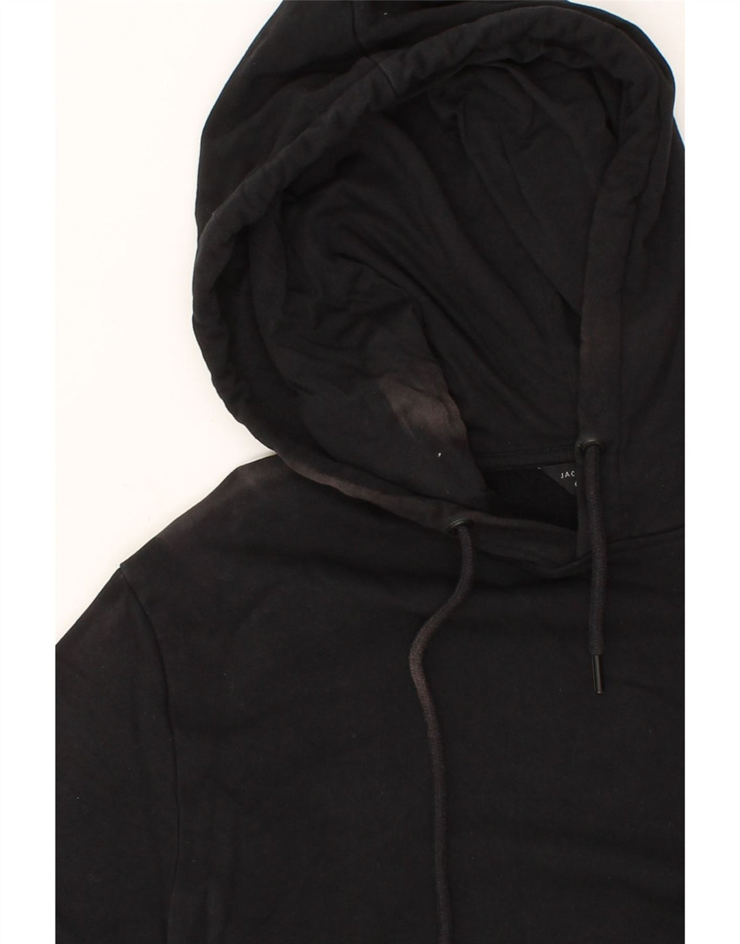 JACK & JONES Mens Hoodie Jumper XL Black Cotton Vintage Jack & Jones and Second-Hand Jack & Jones from Messina Hembry 