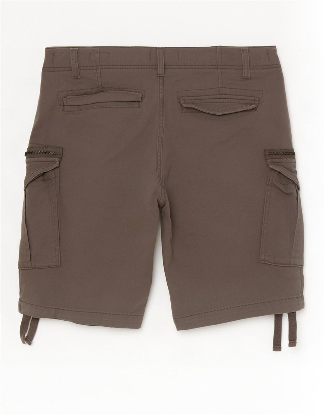 Shorts cargo masculino Jack & Jones Comfort Fit pequeno W29 algodão cinza