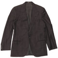 Jaqueta Blazer Masculina Valentino com 1 Botão IT 48 Lã Virgem Cinza Médio