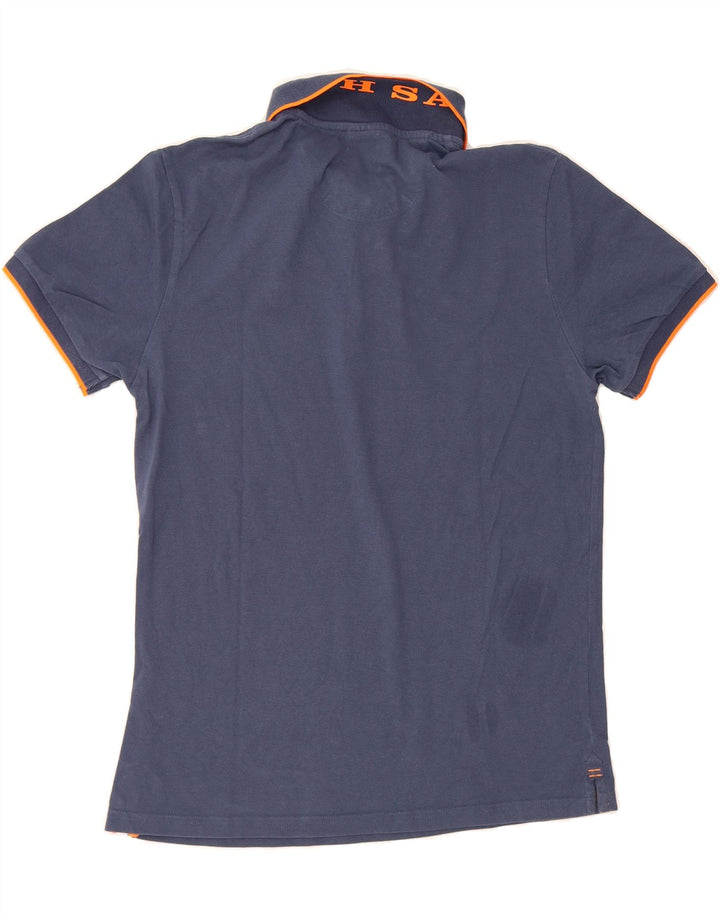 NORTH SAILS Mens Polo Shirt Small Navy Blue Cotton Vintage North Sails and Second-Hand North Sails from Messina Hembry 