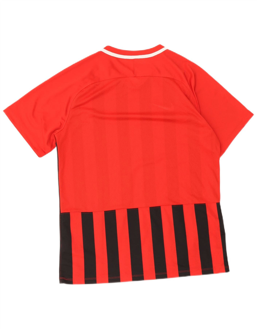 Camiseta masculina Nike Dri Fit grande poliéster listrado vermelho