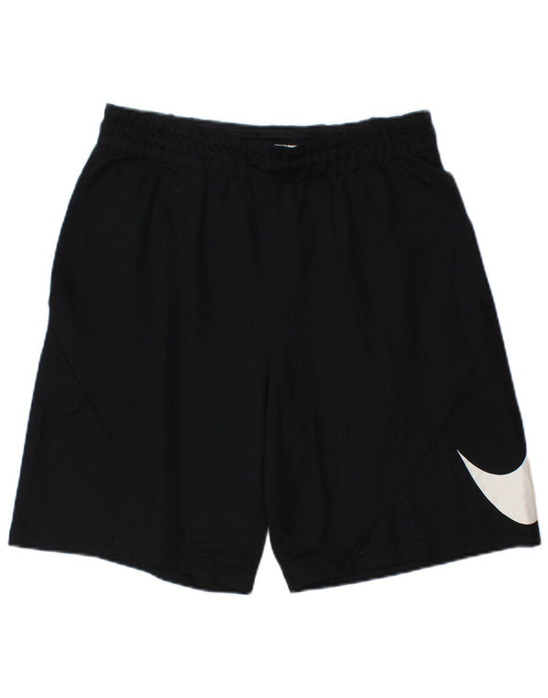 Nike Mens Dri Fit Graphic Sport Shorts Médio Preto Poliéster
