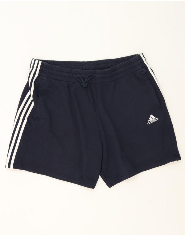 Shorts esportivos masculinos Adidas 2XL algodão azul marinho