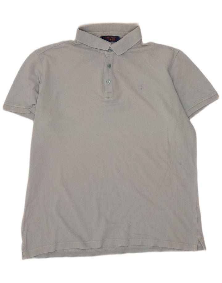 Camisa polo masculina Trussardi Jeans grande azul