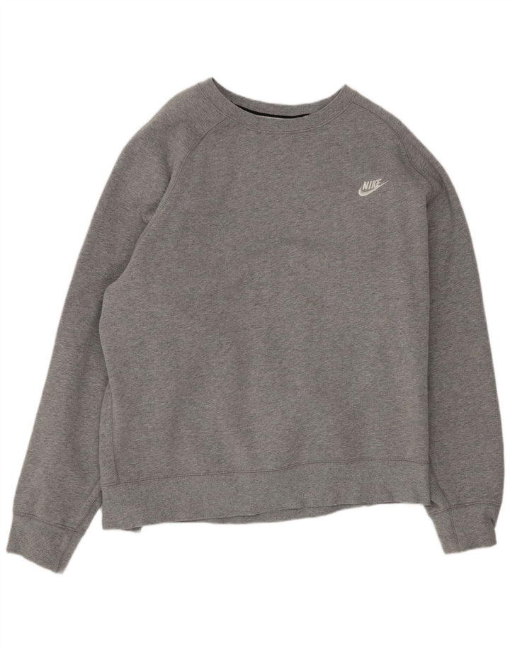 Moletom masculino Nike Jumper 2XL algodão cinza