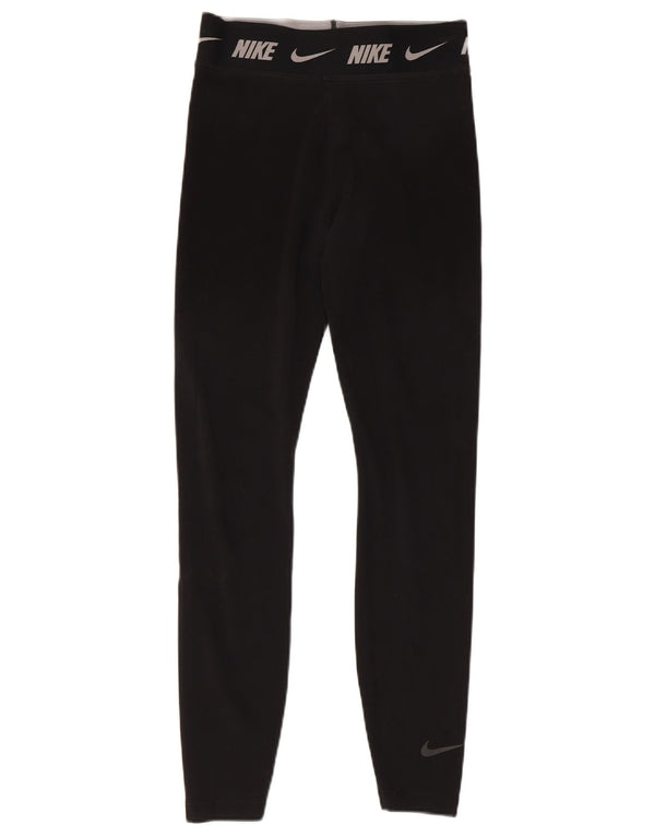 Leggings Nike Femininas Tight Fit UK 8 Pequenas Algodão Preto