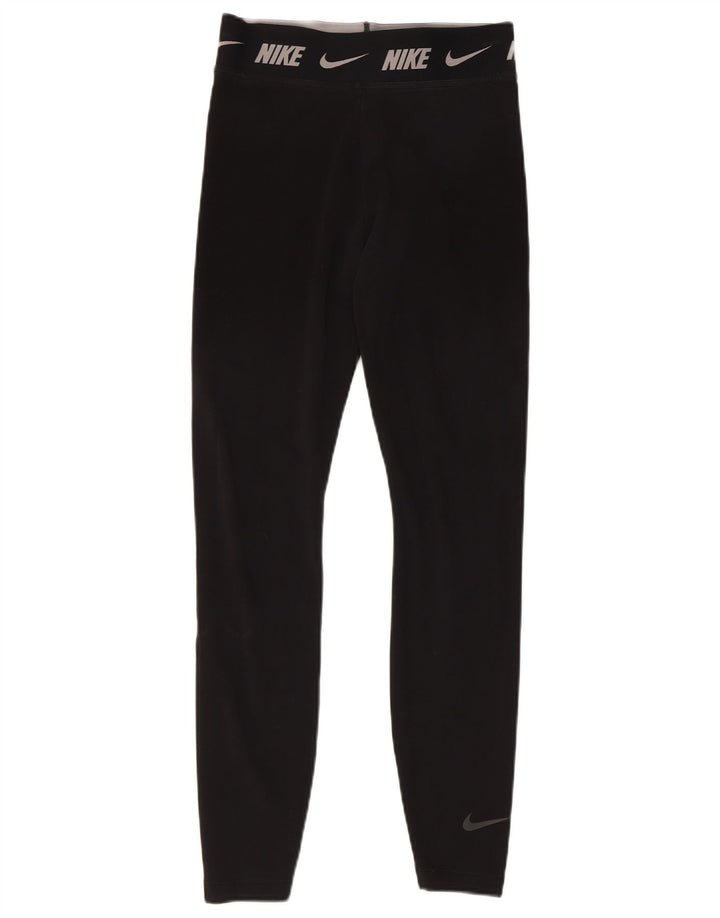 Leggings Nike Femininas Tight Fit UK 8 Pequenas Algodão Preto
