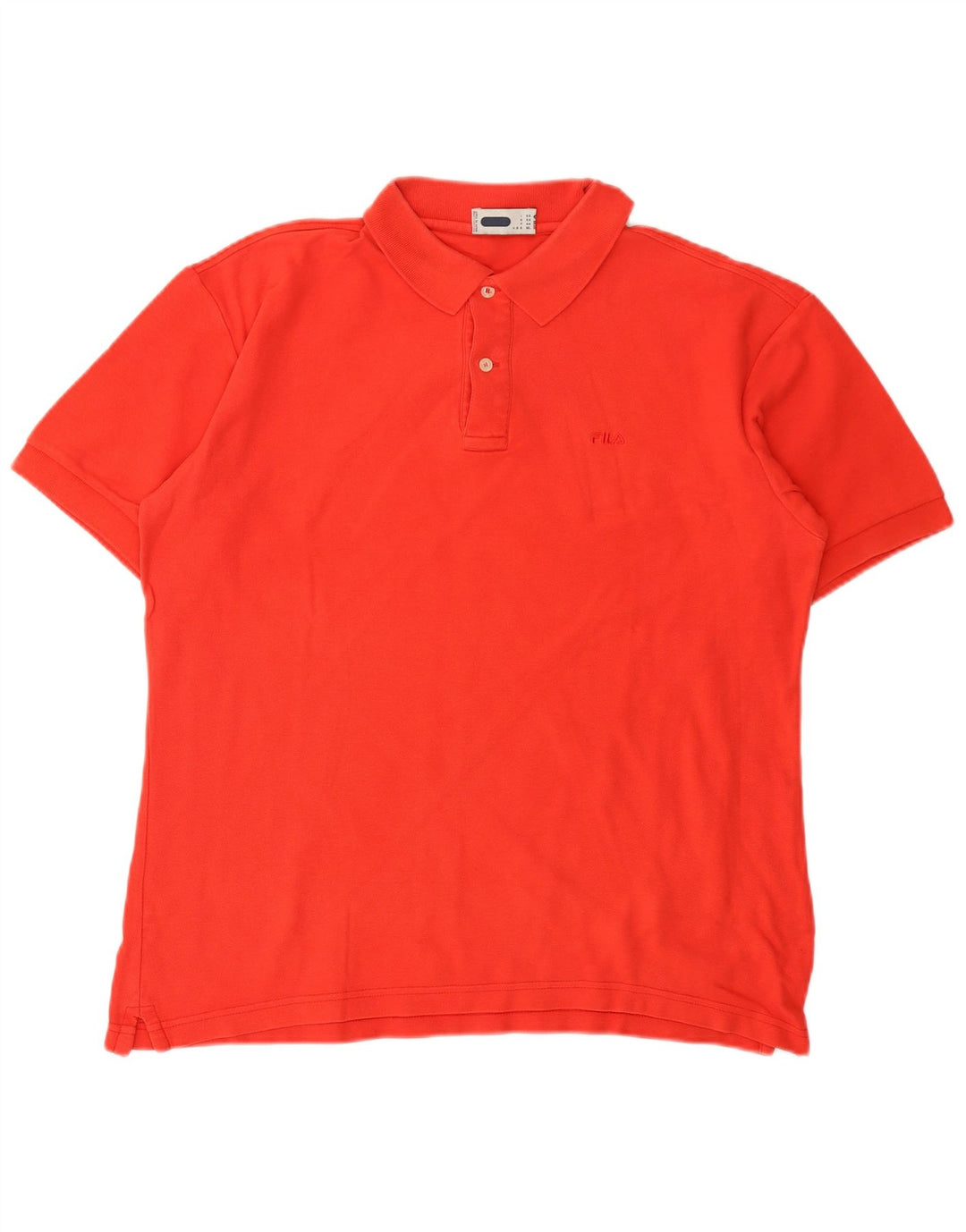 Camisa polo masculina Fila médio algodão vermelho