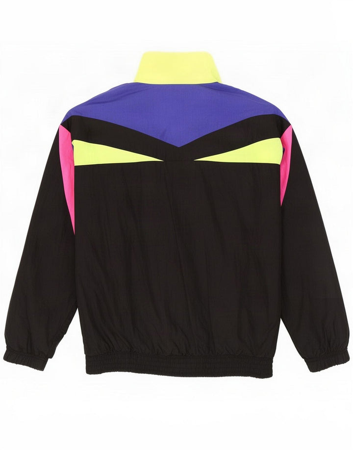 Sergio Tacchini Jaqueta feminina de treino IT 48 XL preto colorblock