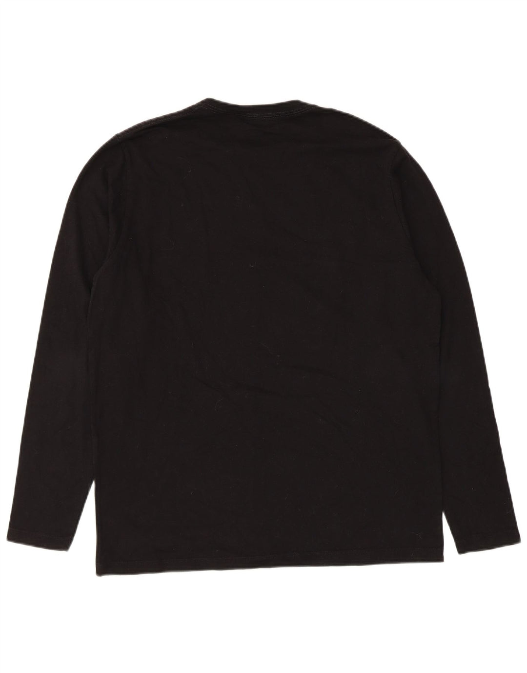 PEPE Jeans masculino regular gráfico top manga comprida grande preto