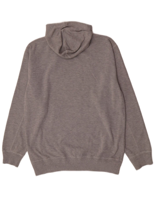 Gas Mens Hoodie Jumper XL Algodão Cinza