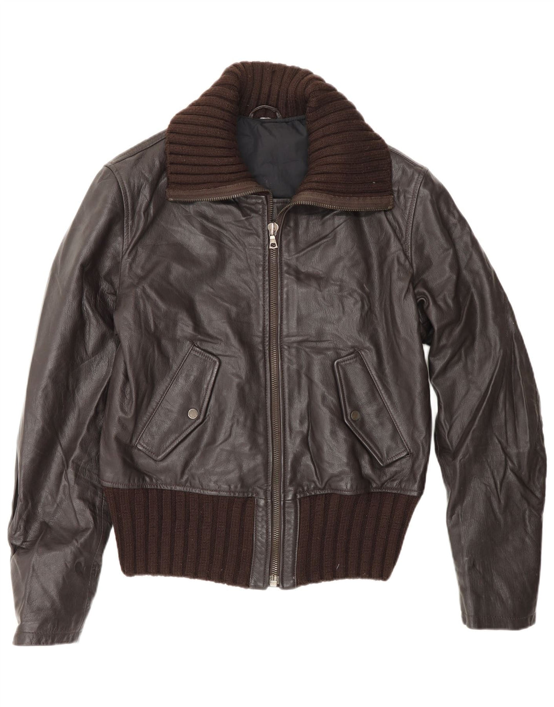 Jaqueta bomber masculina de couro Gazzarrini IT 50grande couro preto