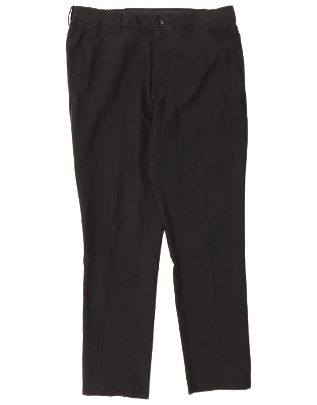 Calça Chino Masculina Slim Fit Marks & Spencer W32 L29 Poliéster Preto