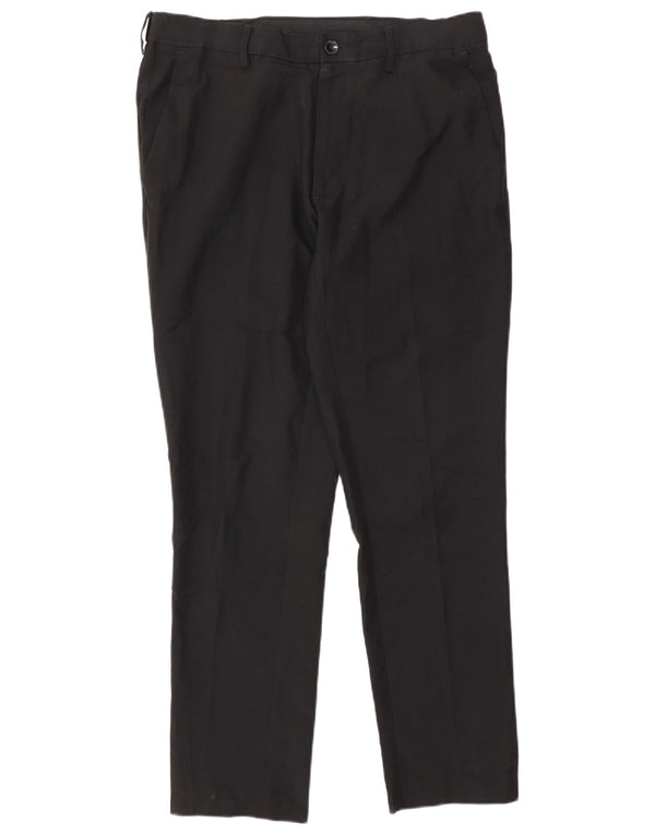 Calça Chino Masculina Slim Fit Marks & Spencer W32 L29 Poliéster Preto