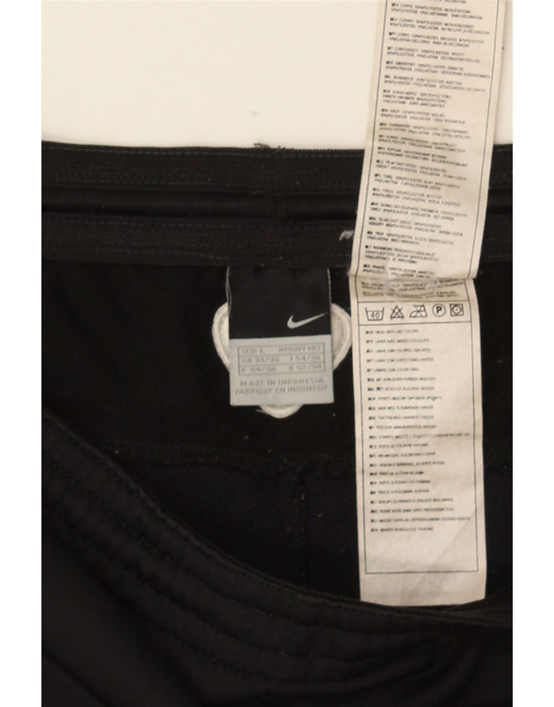 Shorts esportivos gráficos masculinos Nike grande poliéster preto