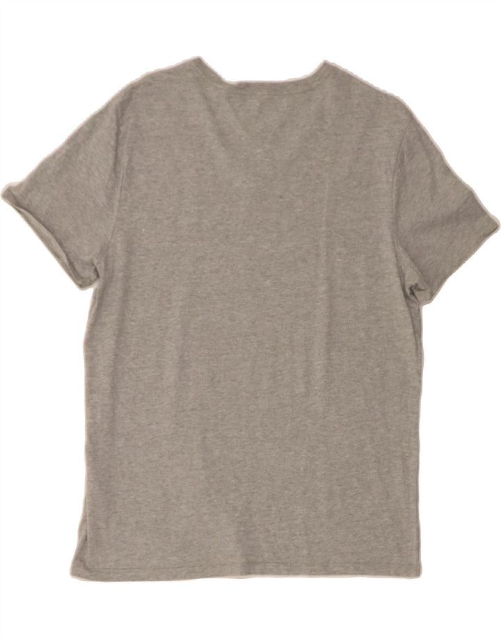 TOMMY HILFIGER Mens T-Shirt Top Medium Grey Cotton Vintage Tommy Hilfiger and Second-Hand Tommy Hilfiger from Messina Hembry 