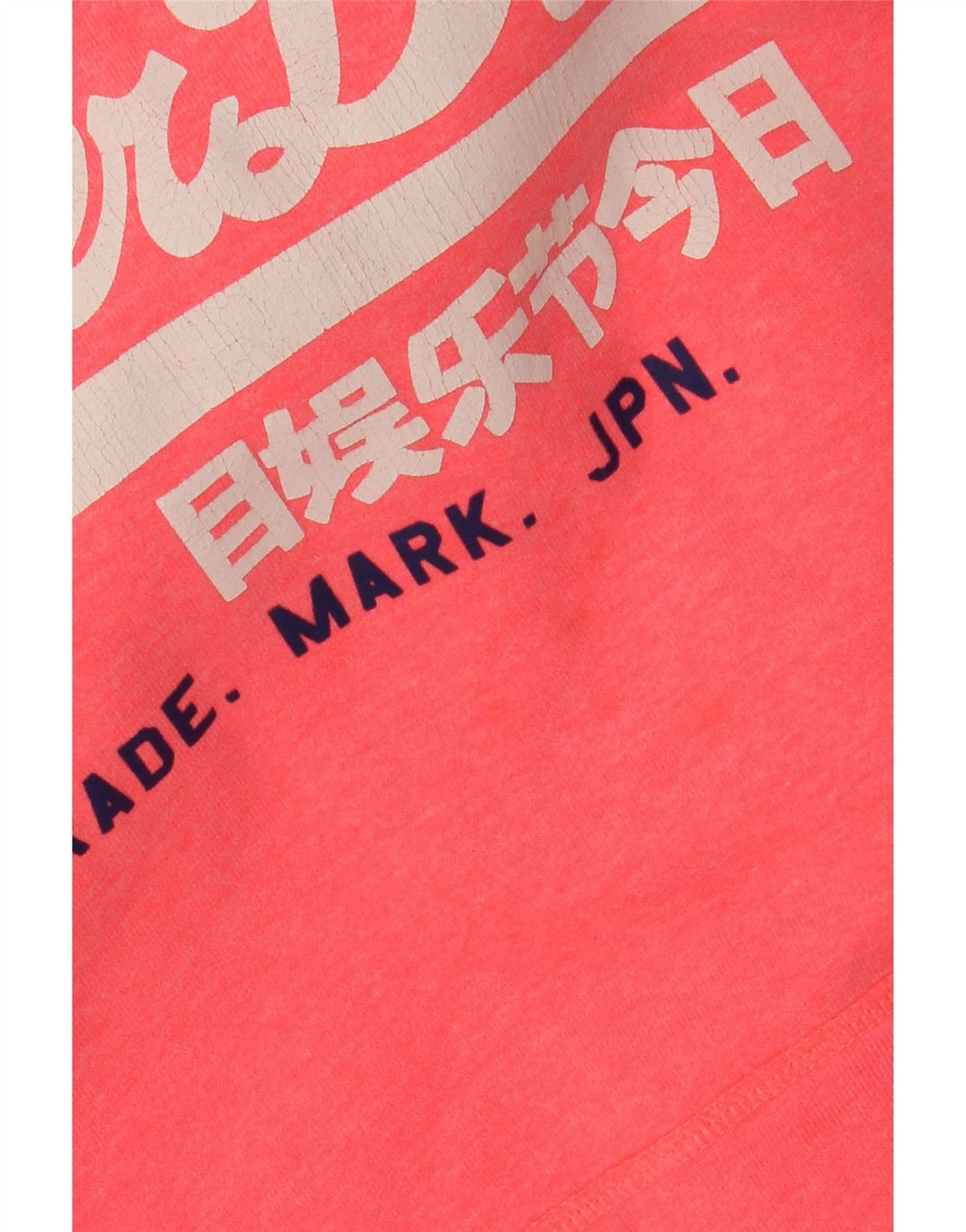 Suéter feminino com capuz gráfico SUPERDRY Reino Unido 16 grande algodão rosa