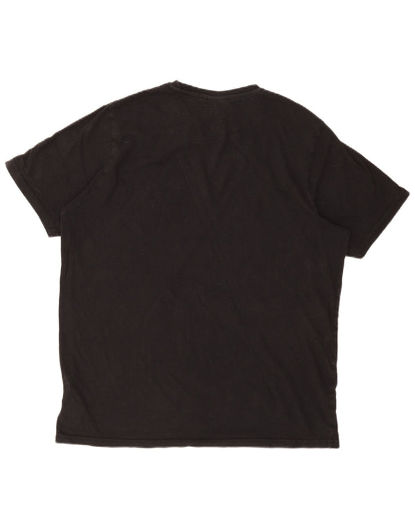 Camiseta gráfica masculina ELLESSE XL algodão preto
