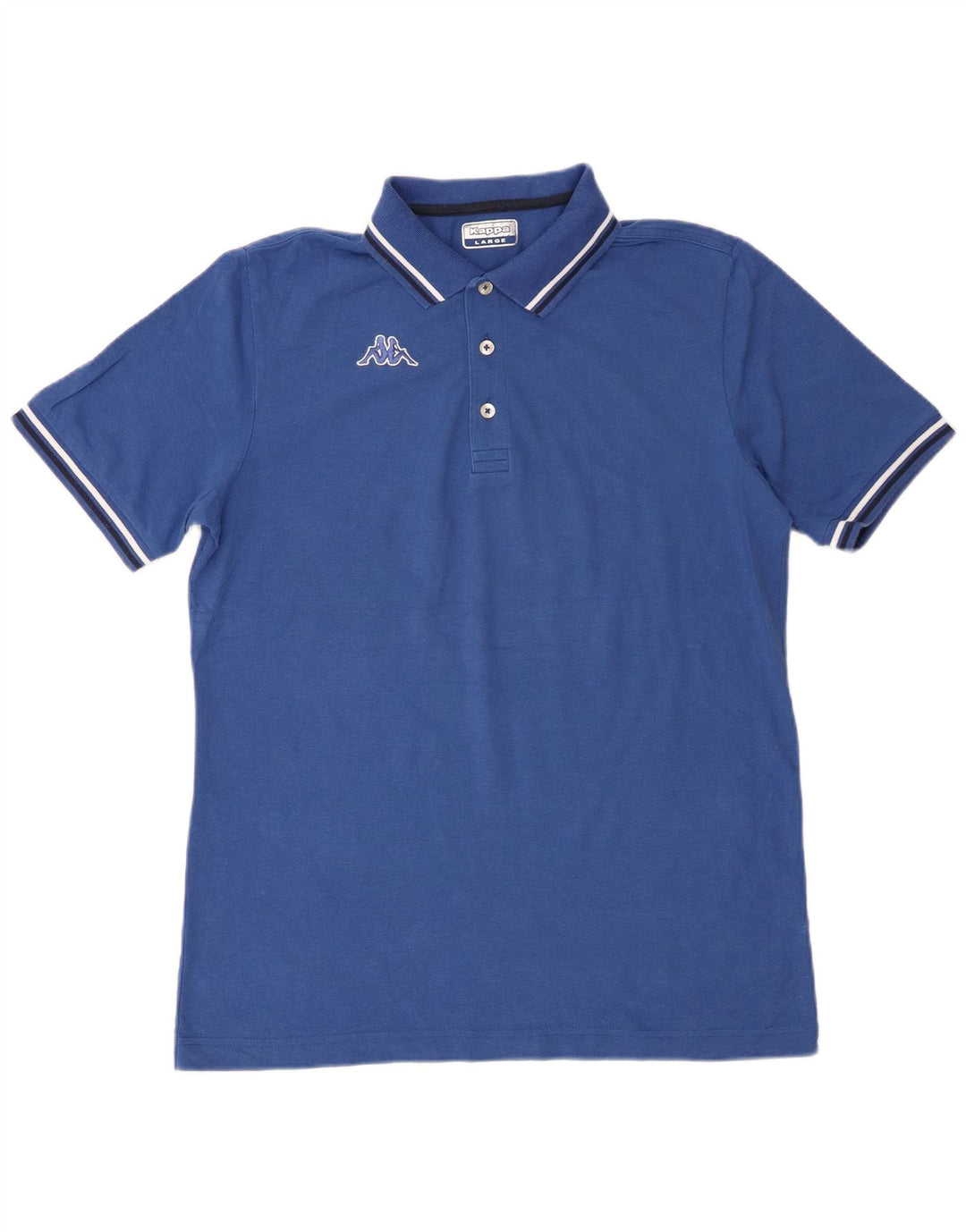 Camisa polo masculina Kappa grande azul