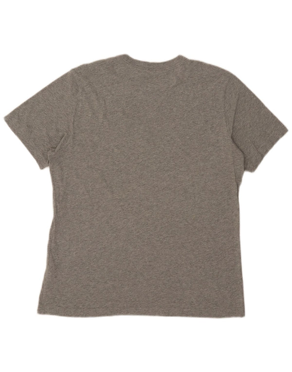 Nike Mens Graphic T-Shirt Top Medium Grey Cotton