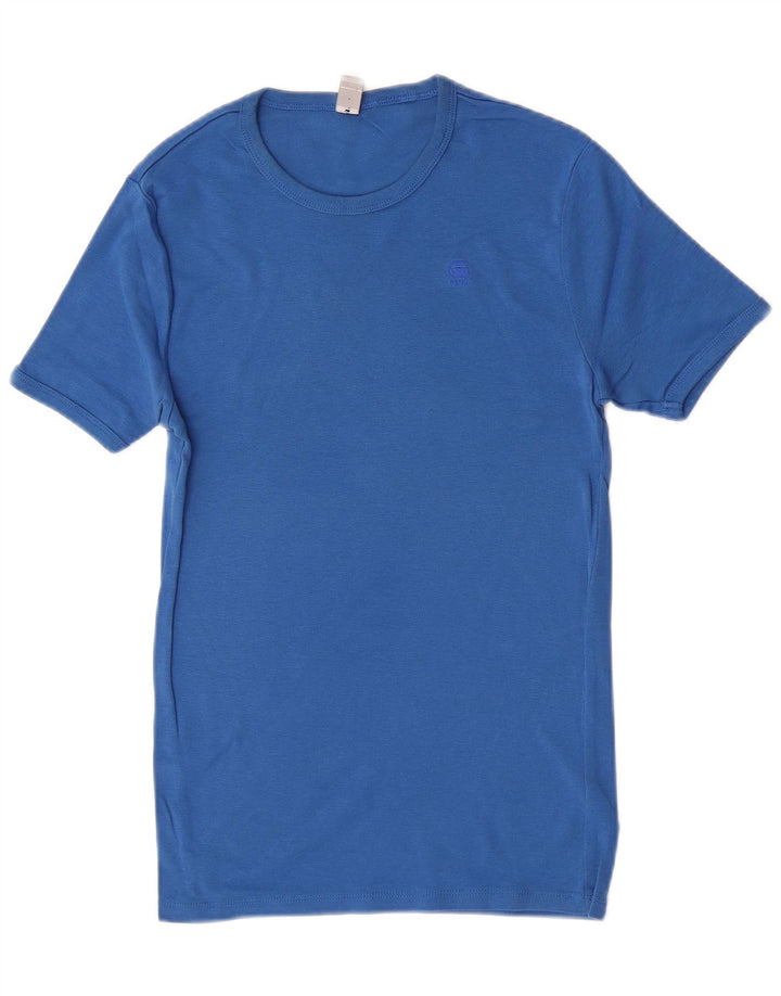 Camiseta masculina G-Star top pequeno algodão azul