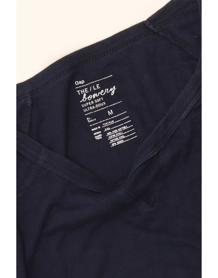 Moletom feminino Gap Jumper UK 12 algodão azul marinho médio