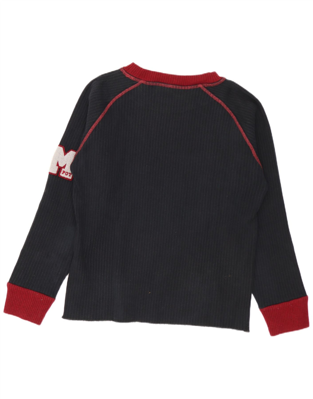 Top masculino Meltin' Pot manga longa médio preto colorblock algodão