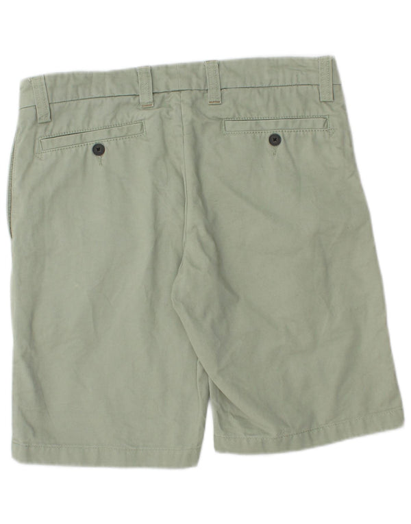 Jack Wills Mens Chino Shorts W30 Algodão Verde Médio