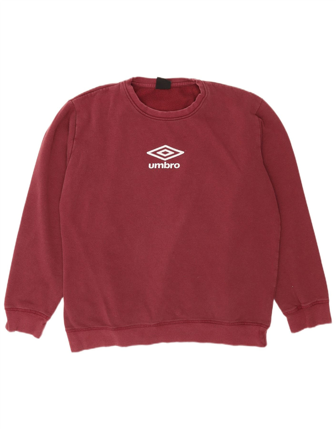 Moletom gráfico masculino Umbro Jumper 2XL Algodão Borgonha