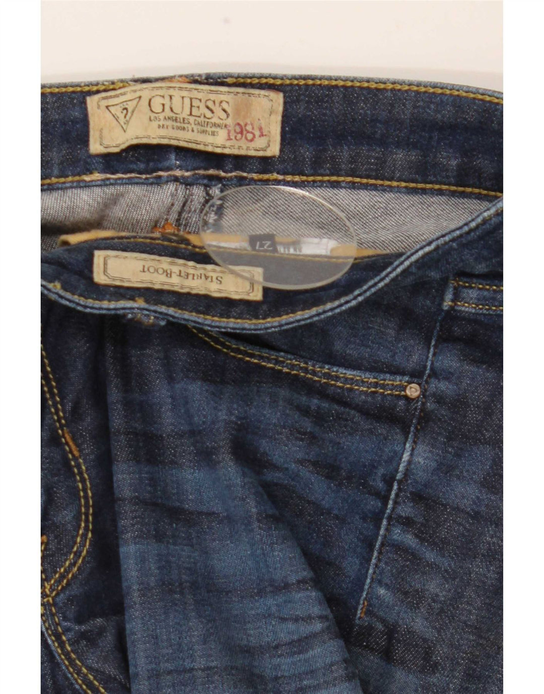 Guess Jeans Bootcut Feminino W27 L33 Azul Marinho