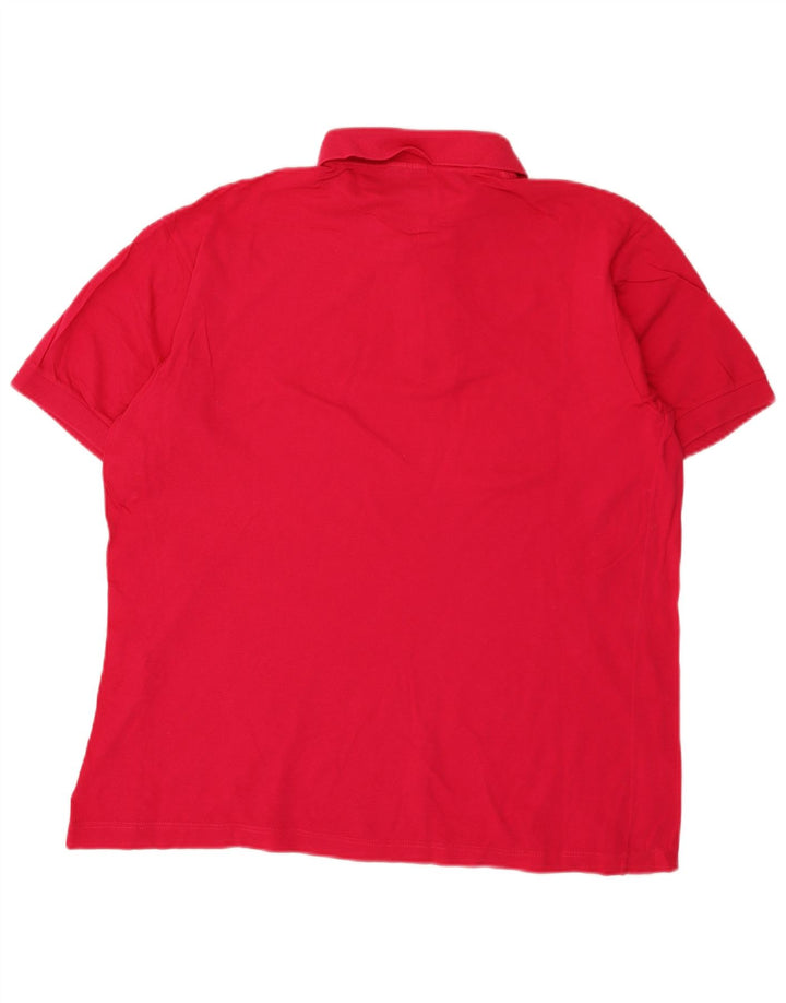 Camisa pólo masculina Sergio Tacchini grande algodão rosa