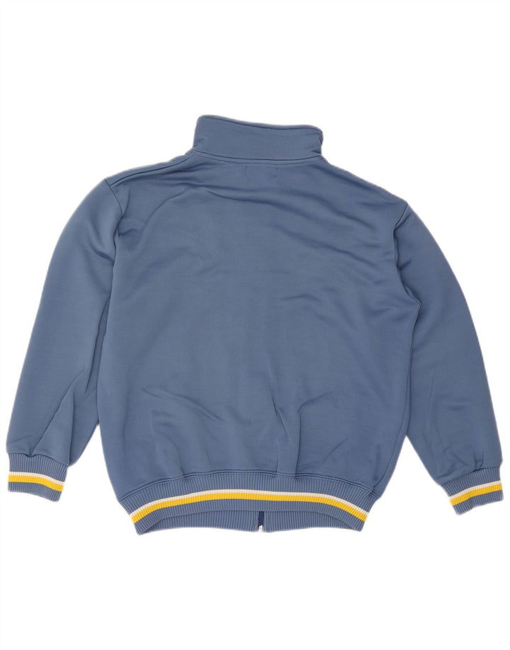 Jaqueta masculina de agasalho Fred Perry de algodão colorblock azul médio