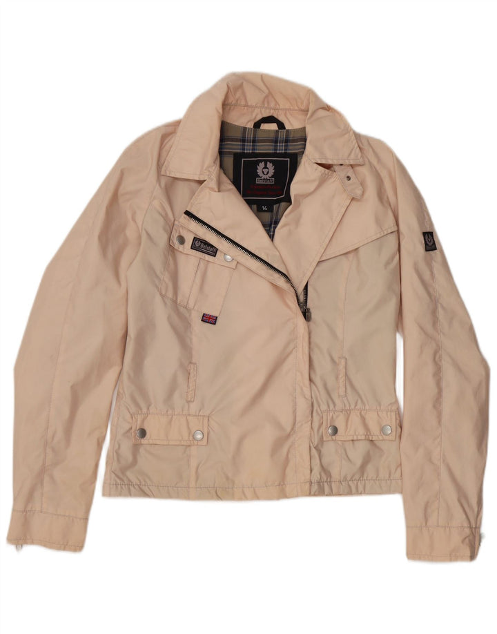 Belstaff Jaqueta de motociclista para meninas 13-14 anos rosa nylon