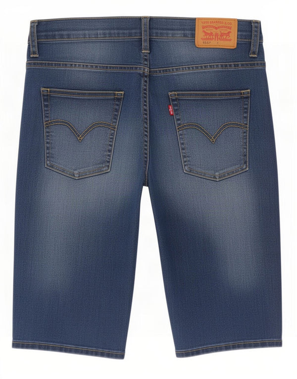 Shorts jeans Levi's Boys 511 Slim Fit 15-16 anos W30 algodão azul