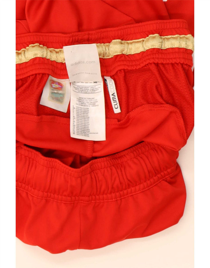 Adidas Mens Liverpool Sport Shorts Pequeno Poliéster Vermelho