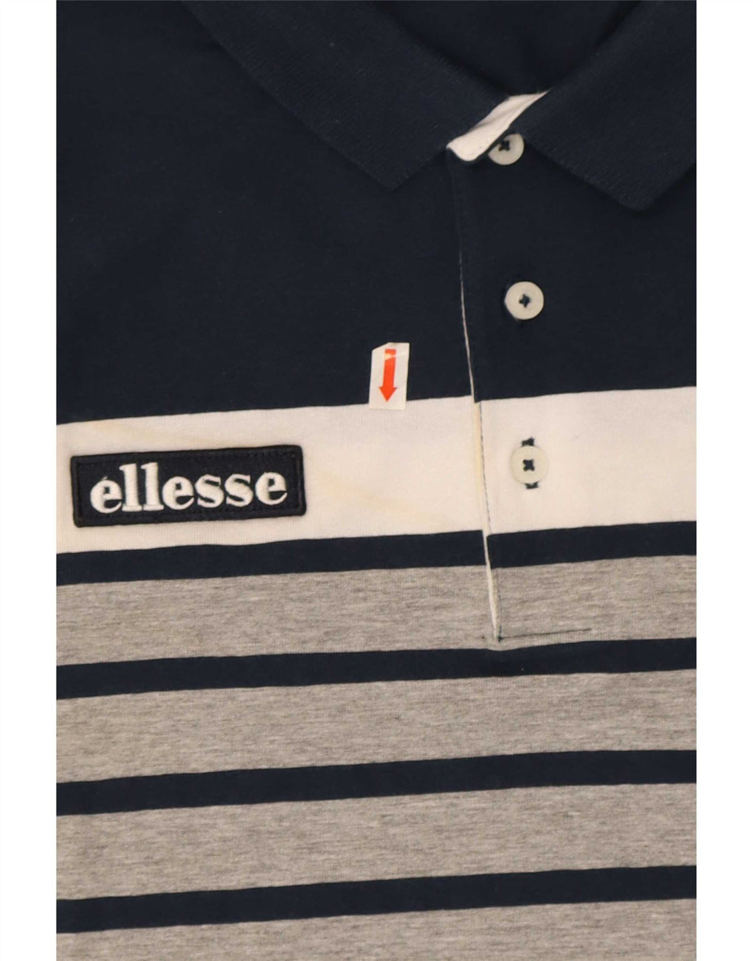 Camisa polo masculina Ellesse Heritage XL azul marinho listrada