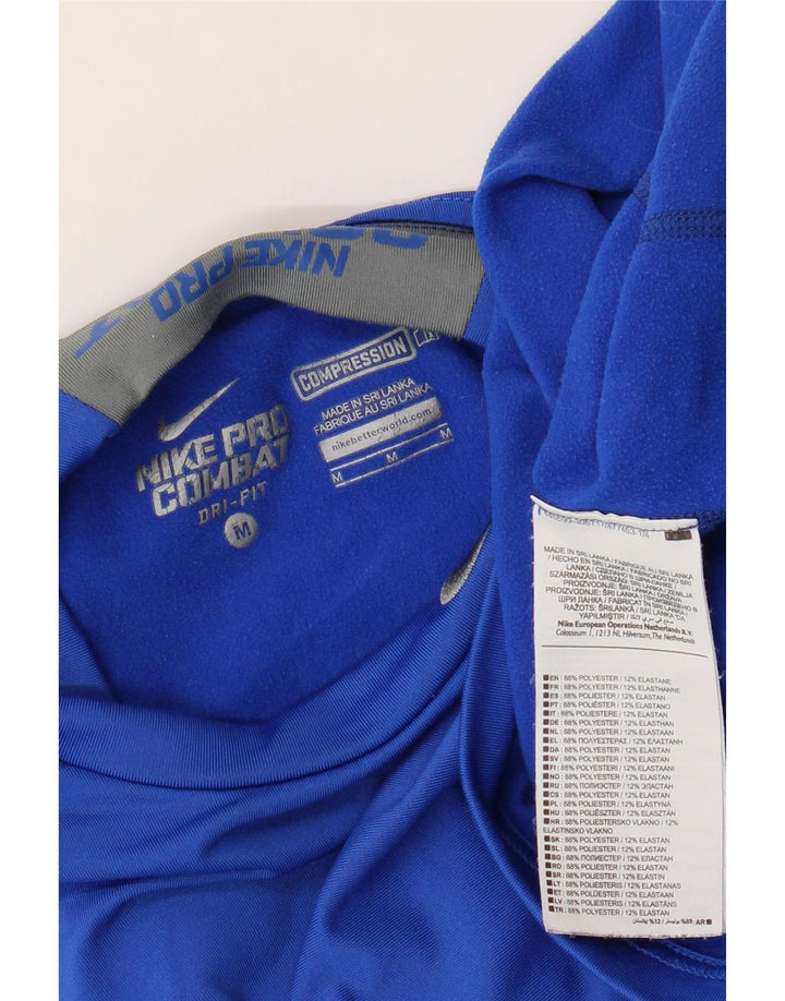 Nike Mens Dri Fit Top Manga Longa Médio Poliéster Azul