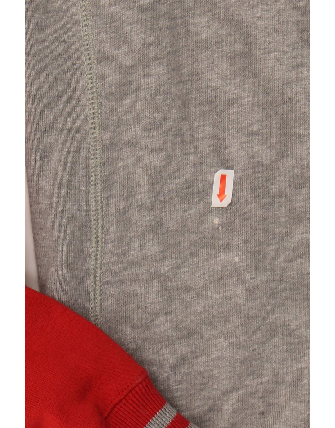 CHAMPION Mens Graphic Sweatshirt Jumper Large Grey Colourblock Cotton Vintage Champion and Second-Hand Champion from Messina Hembry 