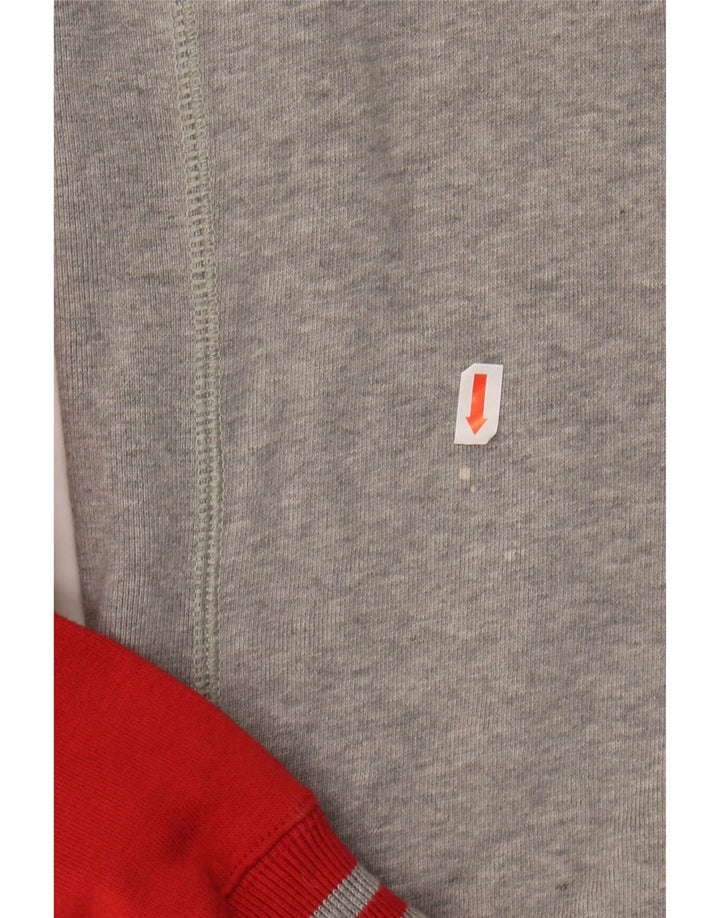 CHAMPION Mens Graphic Sweatshirt Jumper Large Grey Colourblock Cotton Vintage Champion and Second-Hand Champion from Messina Hembry 