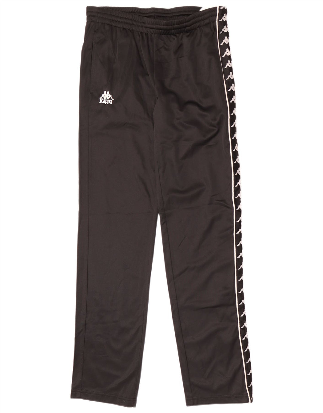 Calça de treino masculina Kappa Graphic preto médio poliéster