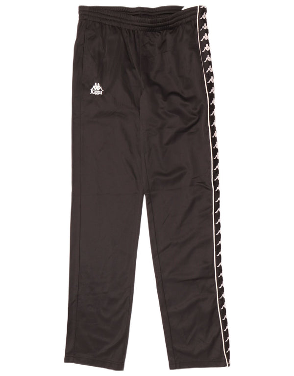 Calça de treino masculina Kappa Graphic preto médio poliéster