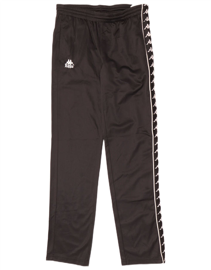 Calça de treino masculina Kappa Graphic preto médio poliéster