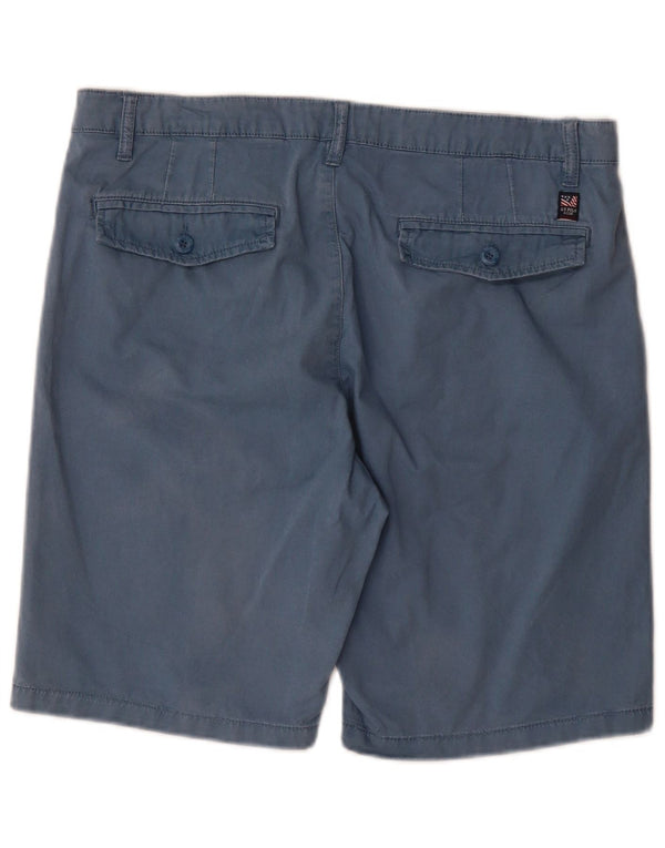 US Polo Assn. Shorts Chino Masculino W33 Algodão Azul Médio