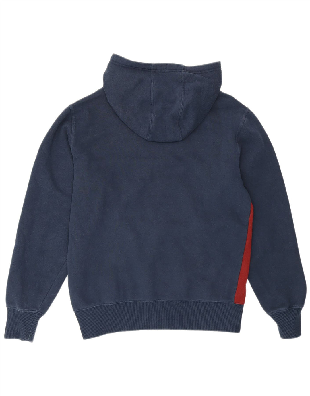 Ellesse moletom com capuz masculino médio azul marinho algodão colorblock