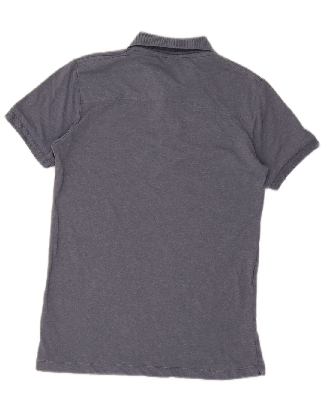 Camisa polo masculina FRENCH CONNECTION pequena azul algodão