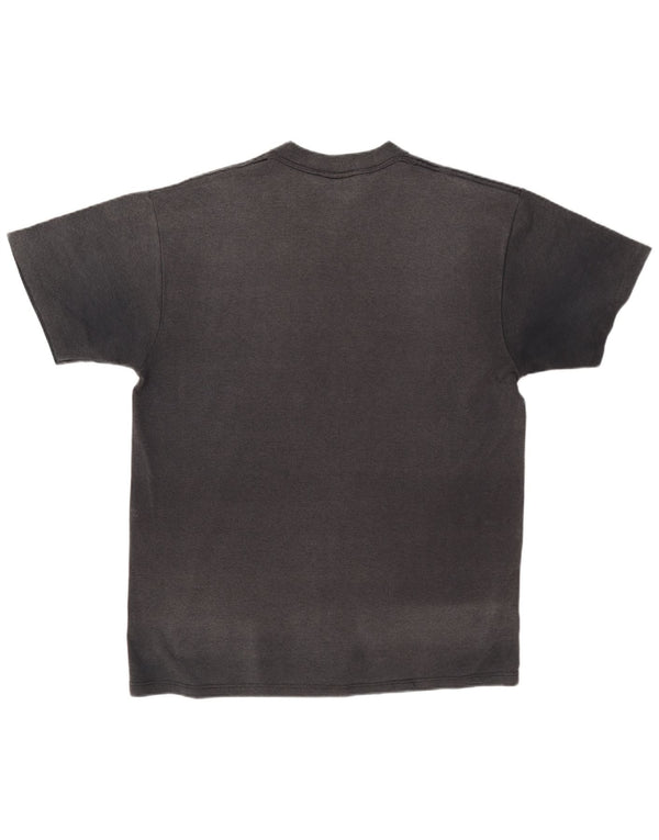 Camiseta gráfica masculina Harley Davidson 1991 Top XL cinza poliéster motocicleta