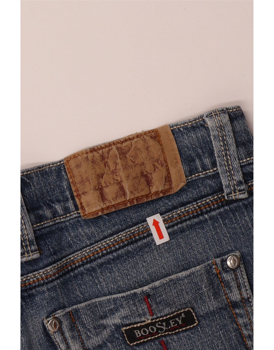 Shorts jeans feminino BOOSLEY W30 azul médio