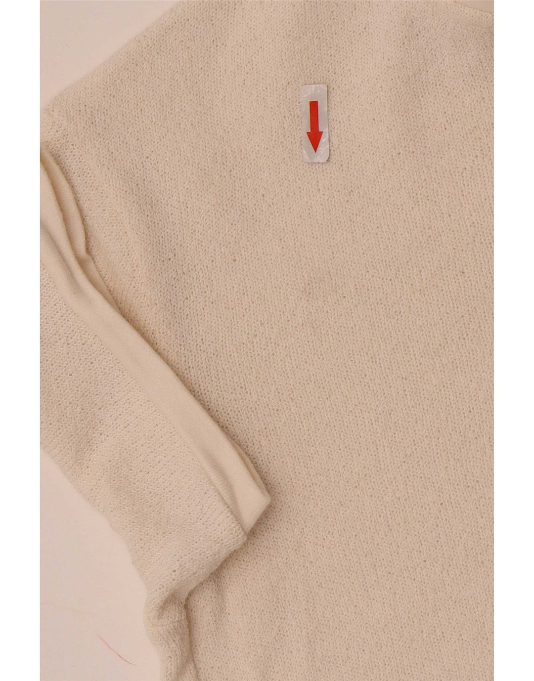 Camisa polo masculina Zara pequena off white