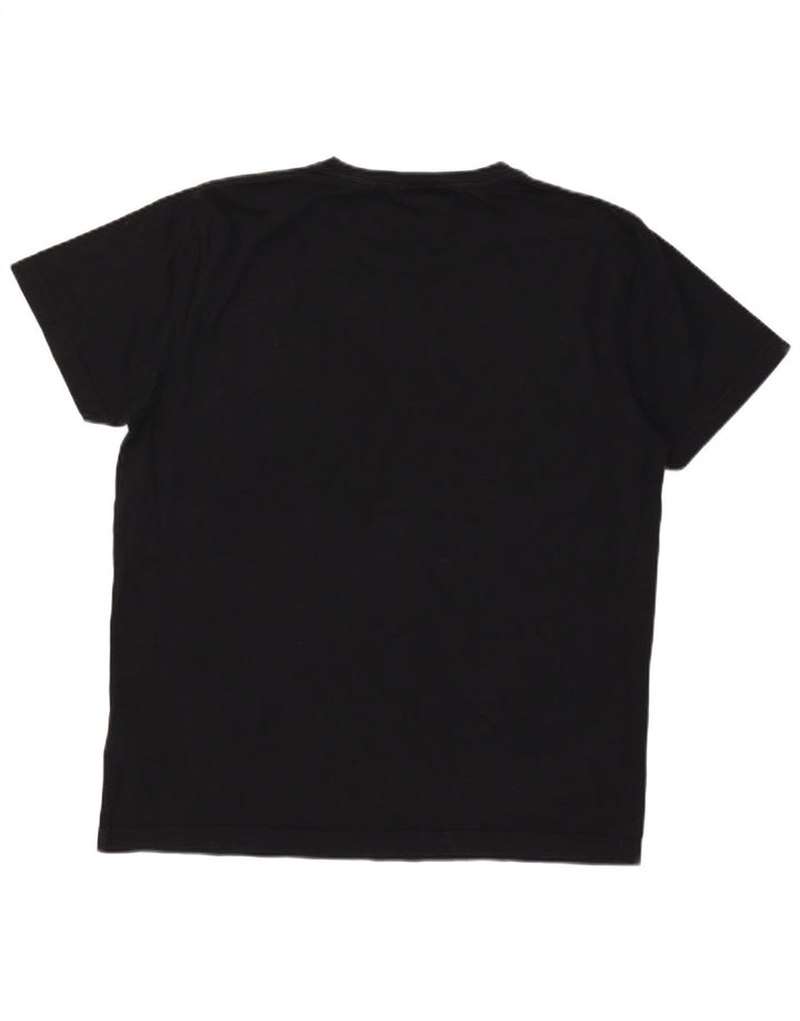 Camiseta masculina regular Gant XL algodão preto